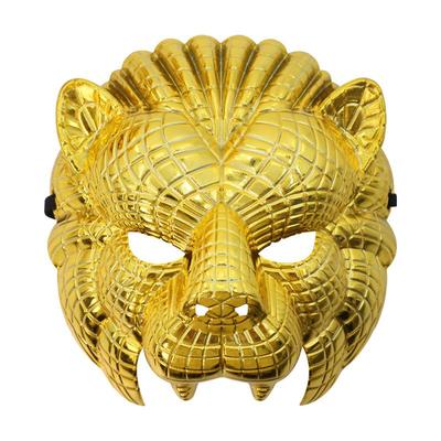 Goldene venezianische Halbmaske - Edles Tierdesign für Karneval und Ballveranstaltungen.