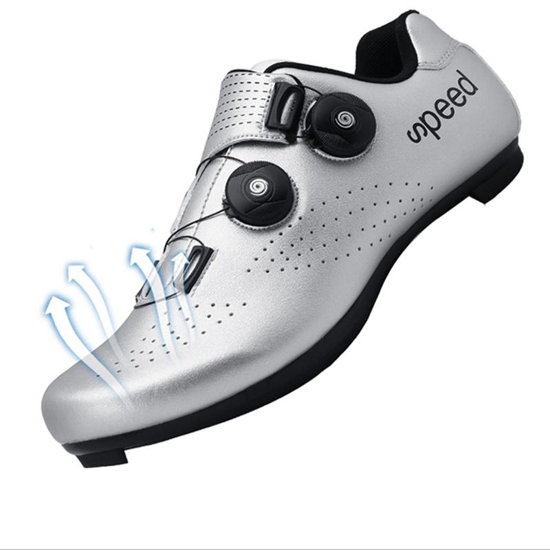 Cycling Shoes Men's Road Bike Racing Competition Shoes Self-Locking SPD Cycling Racing Sports Shoes Women Cleats Cycling Shoes