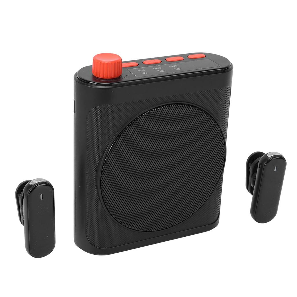 15W Wireless Voice Amplifier Rechargeable Bluetooth 5.4 Noise Reduction Portable Speaker Magnetic Lavalier Microphones