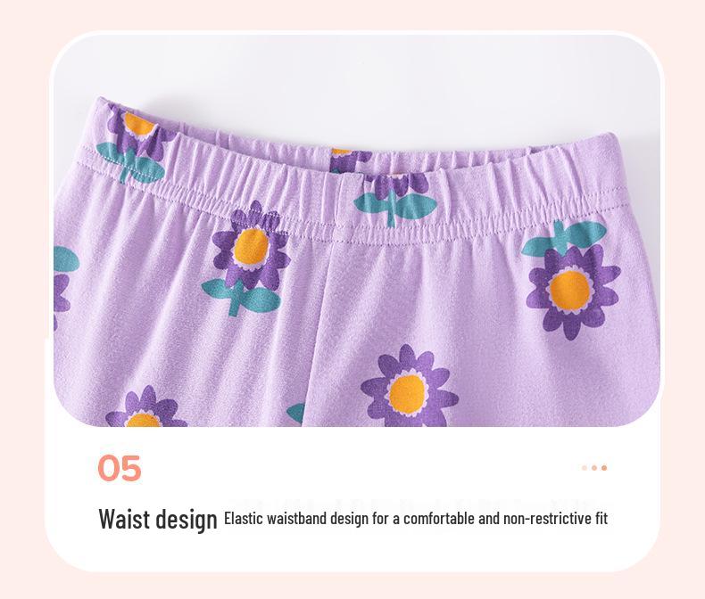 Little Maven Summer Baby Girls' Short-Sleeve Two-Piece Set - European & American Style