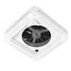 12V Manual Control Vents Fan Ceiling 2‑Way Air Ventilation with LED Light for RV Caravan Bus 11 X 11