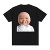 Giggly Baby Meme Funny Graphic T Shirt Unisex Women Fashion Harajuku Tshirts 100 Cotton Oversized Short Sleeve Tshirt Streetwear