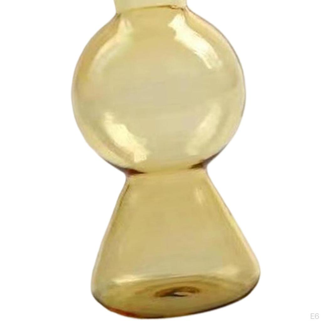 Glass Flower Vase Holder Flowerpot Ornaments Planters for Living Room Home Bedroom Decoration
