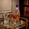 Elegante Caraffa in Vetro per Alcol, Decanter per Whiskey a Forma di Leone, Dispenser per Liquori, Bottiglia Creativa per la Conservazione degli Spiriti, Espositore da Banco