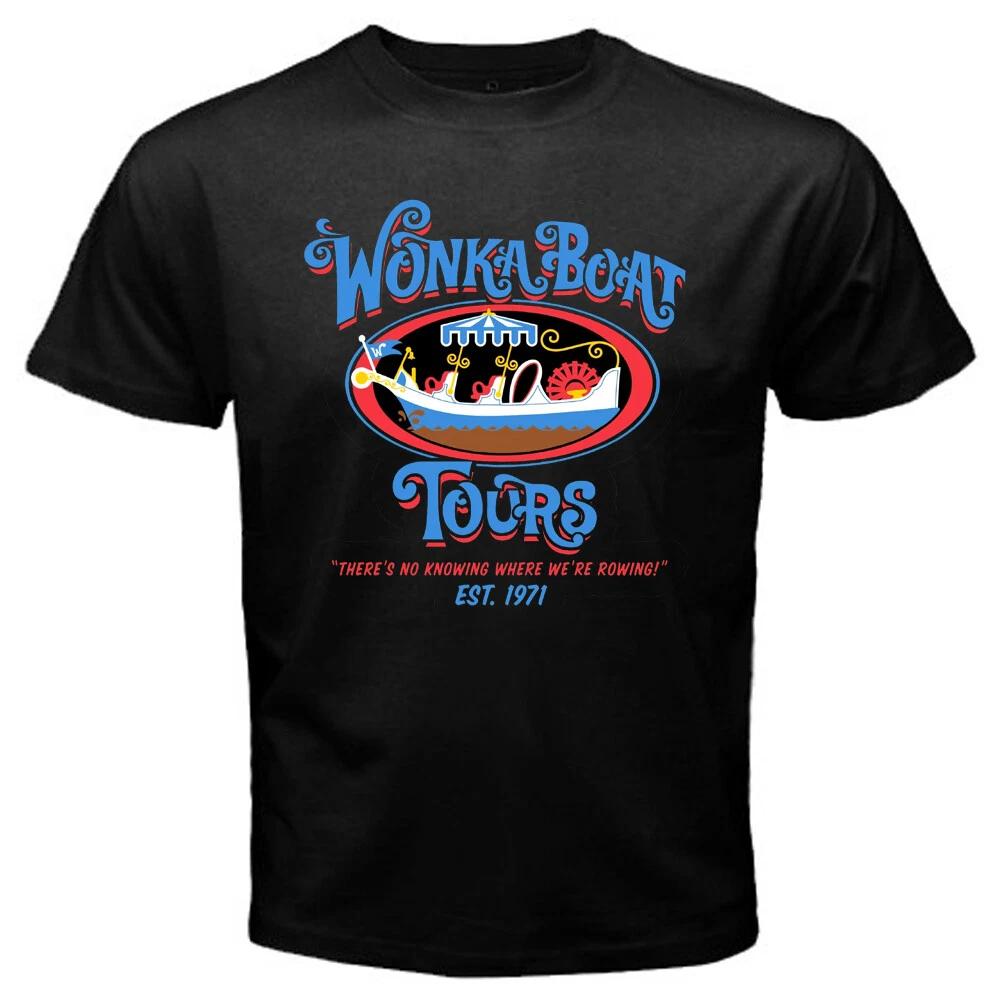 Wonka Boat Tours Willy Wonka Men s Black Size S to 5XL 2XL