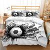 Completo Lenzuola Moda Pittura Calcio Set Letto Casa Nuovi Freschi Copripiumini Biancheria da Letto Casa Copripiumino Alta Qualità
