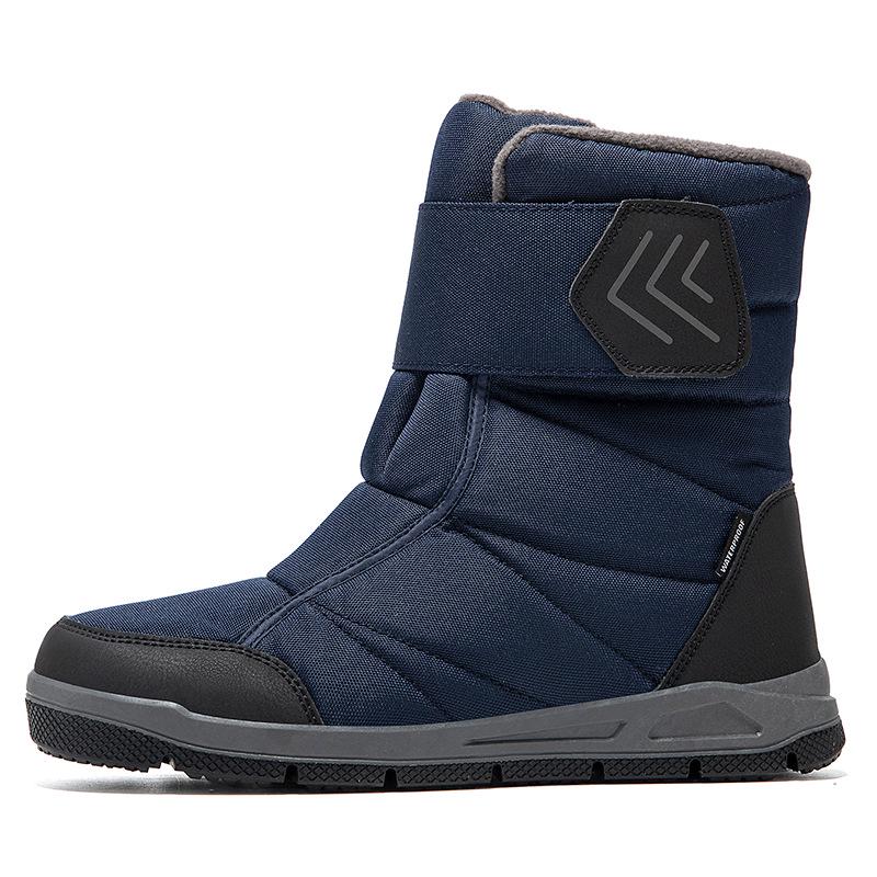 Thickened Warm Couples' Plus Velvet Hiking Snow Boots - Large Sizes for Men & Women
