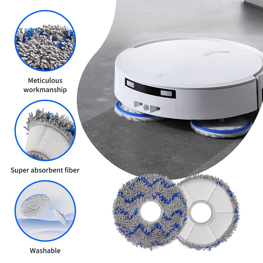 Mop Cloths Main Side Brushes HEPA Filters Dust Bags For ECOVACS T11 Pro/T11 PRO OMNI / T11 OMNI Robot Vacuum Parts Accessories
