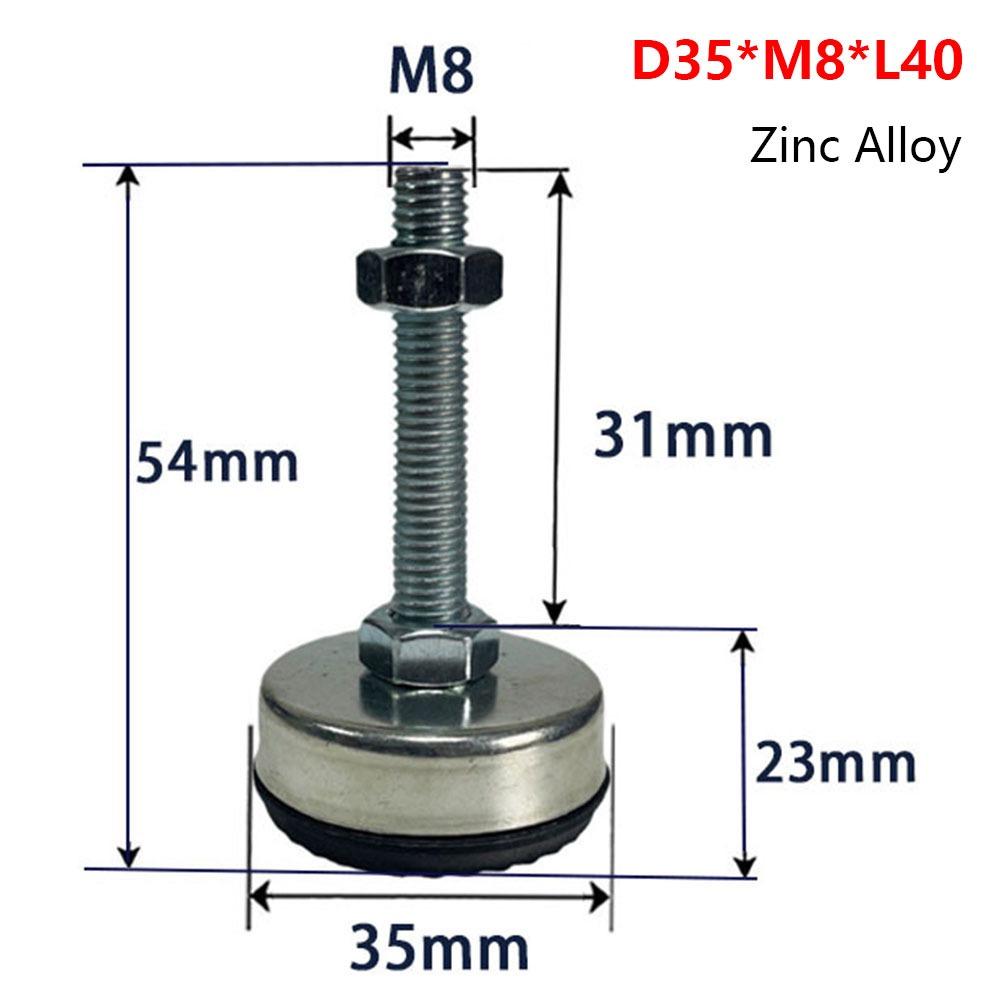 1Pcs 304 Stainless Steel Furniture Leveling Foot Table Leg Leveler  for Office Household Leveling
