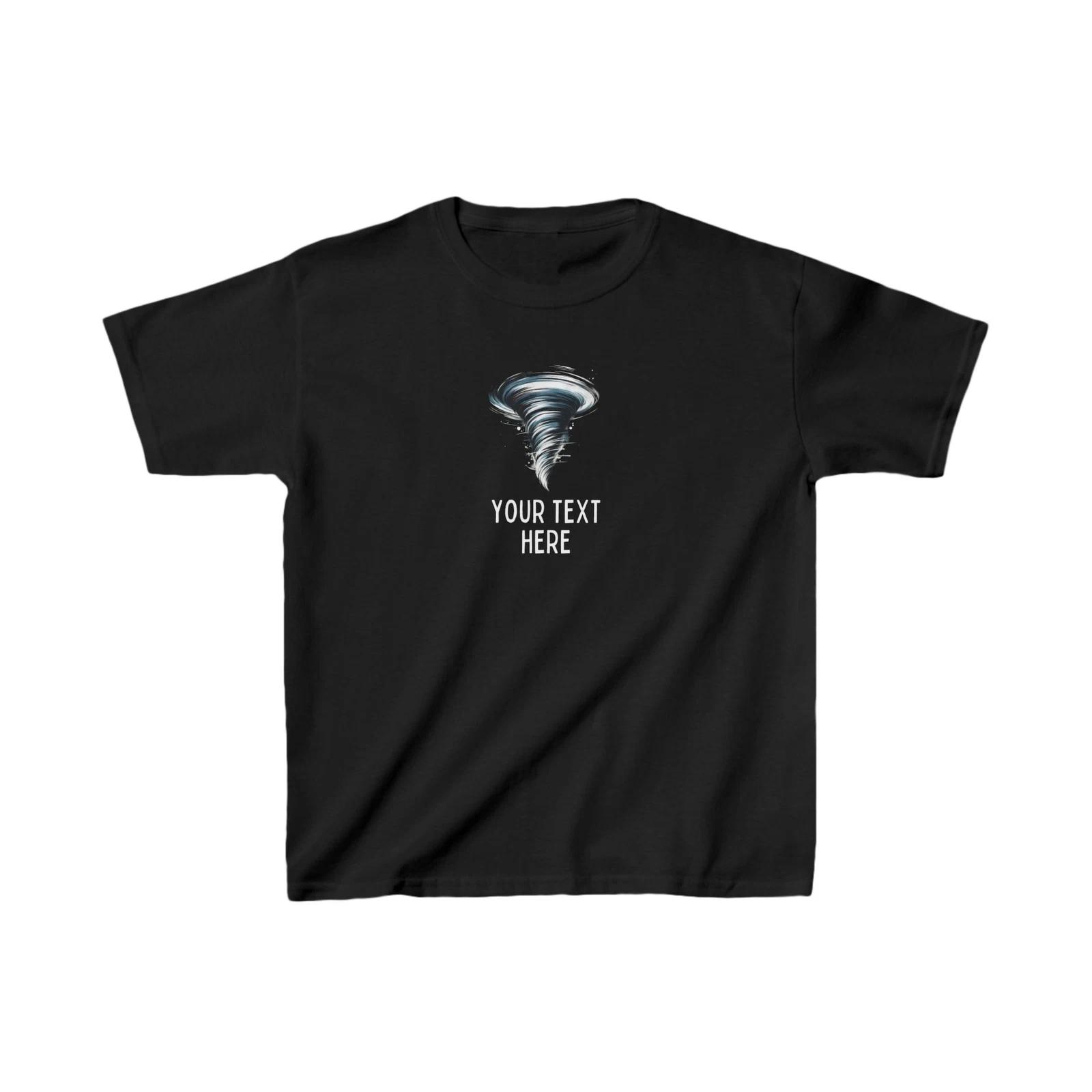 Custom Personalized Shirt Tornado Tee Custom Kids Shirt S