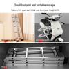 Galvanized Folding A-Frame Ladder: Double-Sided, Multifunctional, Thickened for Outdoor or Household Use