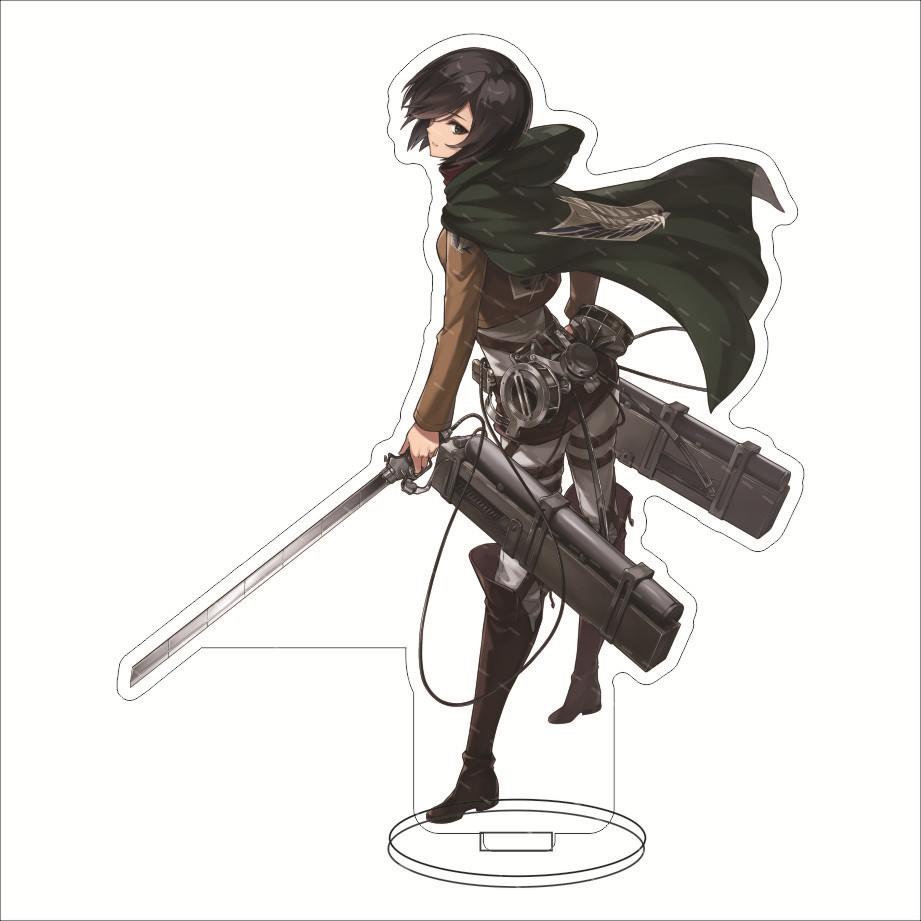 Attack on Titan Taichi Eren Mikasa Amin Keith Reiner Ani Connie Acrylic Ornament Stand Anime Character Birth Date Present Spooky Holiday