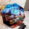 Street Fighter Ii Characters Automatic Umbrella - Suitable Travel Portable Umbrella Outdoor Sun Shading Umbrella Suitable For All Seasons