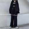 Odnímateľné nohavice Ženy Streetwear s vysokým pásom Sladké Cool Dievčatká Korejská móda Všestranné Ležérne Hip-hop Unisex jarné nohavice