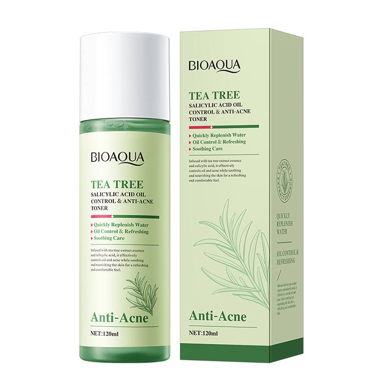 Tea Tree Salicylic Acid Facial Toner Oil Control Hydrating Soothing Skin Care Astringent Face Toner 120ml 120ml