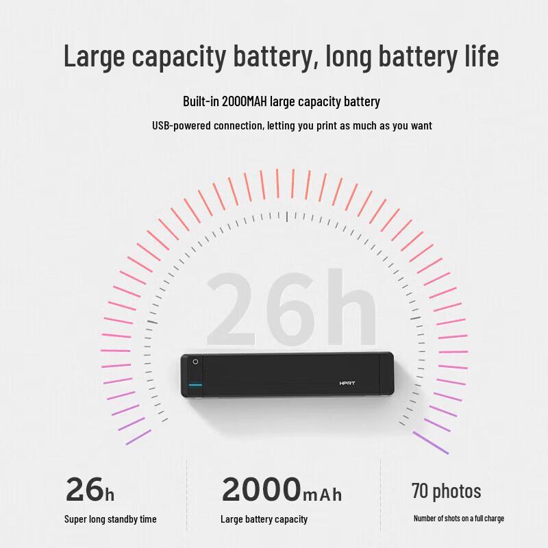 HPRT MT800 A4 Portable Bluetooth Printer CN plug (adapter included)