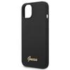 Guess Guhcp14Mslsmk Iphone 14 Plus / 15 Plus 6.7 Czarny/Black Hard Case Silicone Vintage Gold Logo
