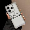 Lustige Tierkatze Paarkuppel Handyhülle für Redmi Note 14 Pro Plus 13C 11s 9 Pro 12 Note 13 11 K80 10 Lite A3 A5