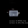 Square Jewelry Beads Container Plastic Sundries Organizer Small Items Case  Packing Boxes