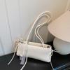 Women's Faux Leather Bowknot Underarm Bag Korean Small Square Shoulder Clutch Fashionable Handbag