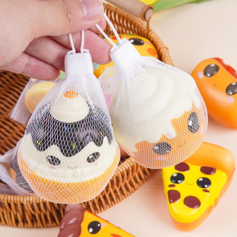 Cute Simulated Bread Food Shaped Toys Pu Slow Rebound Stress Squeeze Toys For Kids Adult