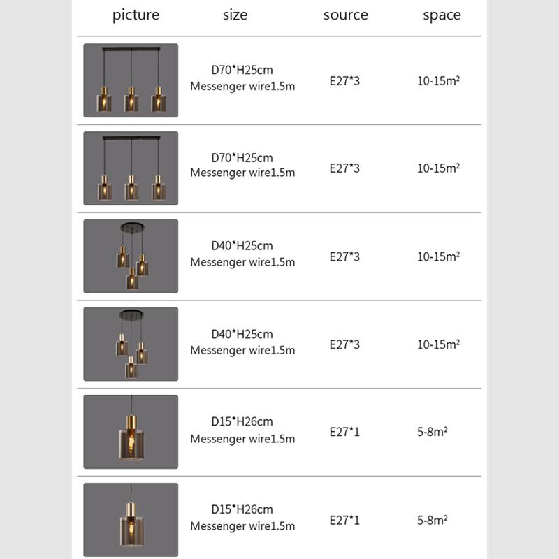 Modern LED Glass Pendant Light Foyer Dining Bedroom Pendant Lighting Coffee Living Room Restaurant Hotel Indoor Hanging Lamp