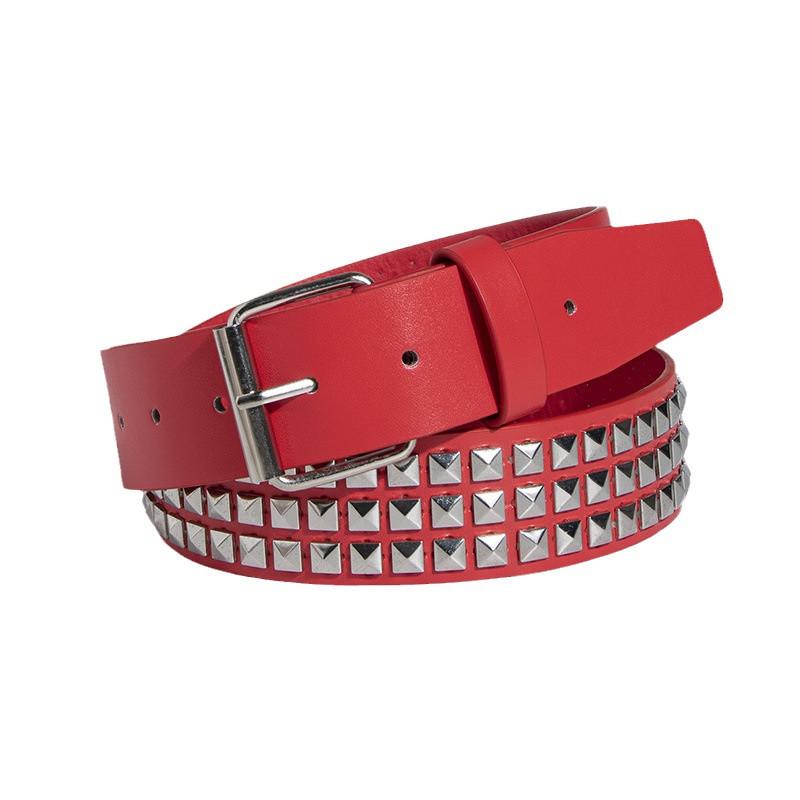 Women's European and American Fashion Rivet Punk Five-pointed Star Eyes Hot Girl Heavy Industry Jeans Belt Decorative Belt