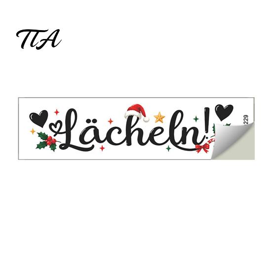 Christmas Mirror Decals for Bathroom Static Glass Sticker Mirror, Decorative PVC Window Decal with Holly Reusable Holiday Accents And Santa