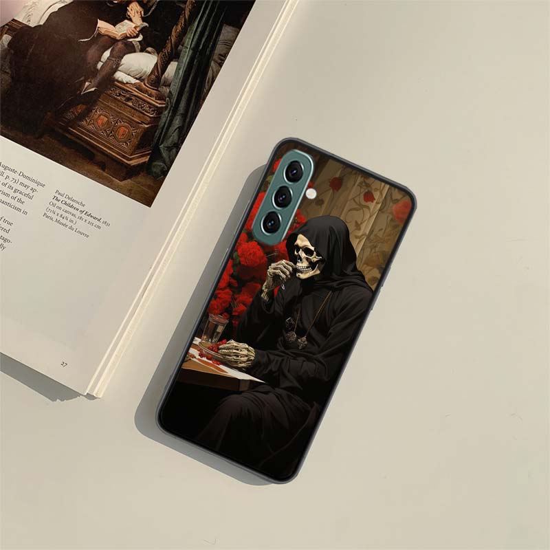 

Grim Reaper Skull Skeleton Phone Case for Samsung A54 A14 A24 A34 A17 A37 A57 A55 A35 A25 A15 A07 A05S A04S A12 A22 A32 A52S A72 Samsung A02