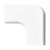 ELECOM LD-GAFM3MWH Flat Cable Trunking Corner Joint L-Shape Connector White