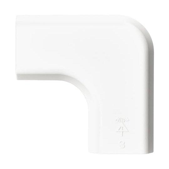 ELECOM LD-GAFM3MWH Flat Cable Trunking Corner Joint L-Shape Connector White