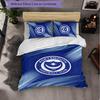 Ropa de Cama Temática del Portsmouth FC Juego de 3 Piezas Funda Nórdica Ropa de Cama Decorativa Para Habitación de Adolescentes Decoración del Hogar