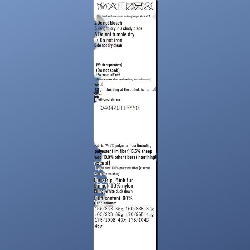 Sancai Women's 2025 Winter Plus Size Short Tweed Duck Down Jacket