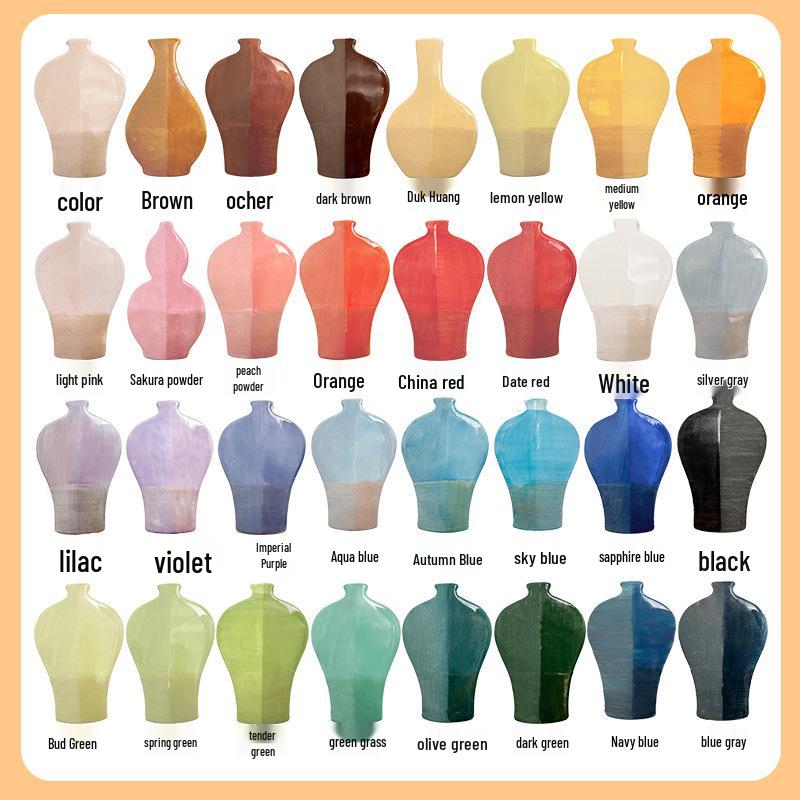 Konzentrierte wasserbasierte Keramik-Unterglasurpigmente für DIY- & Studentenprojekte