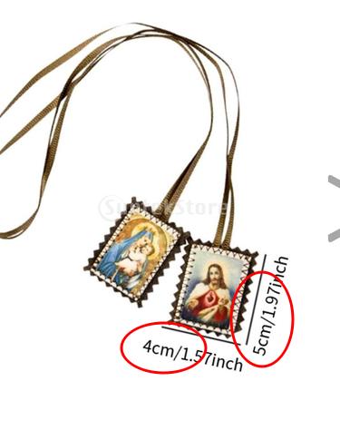 Scapulars Catholic Camel Necklace Youth Wearable Devotional Man