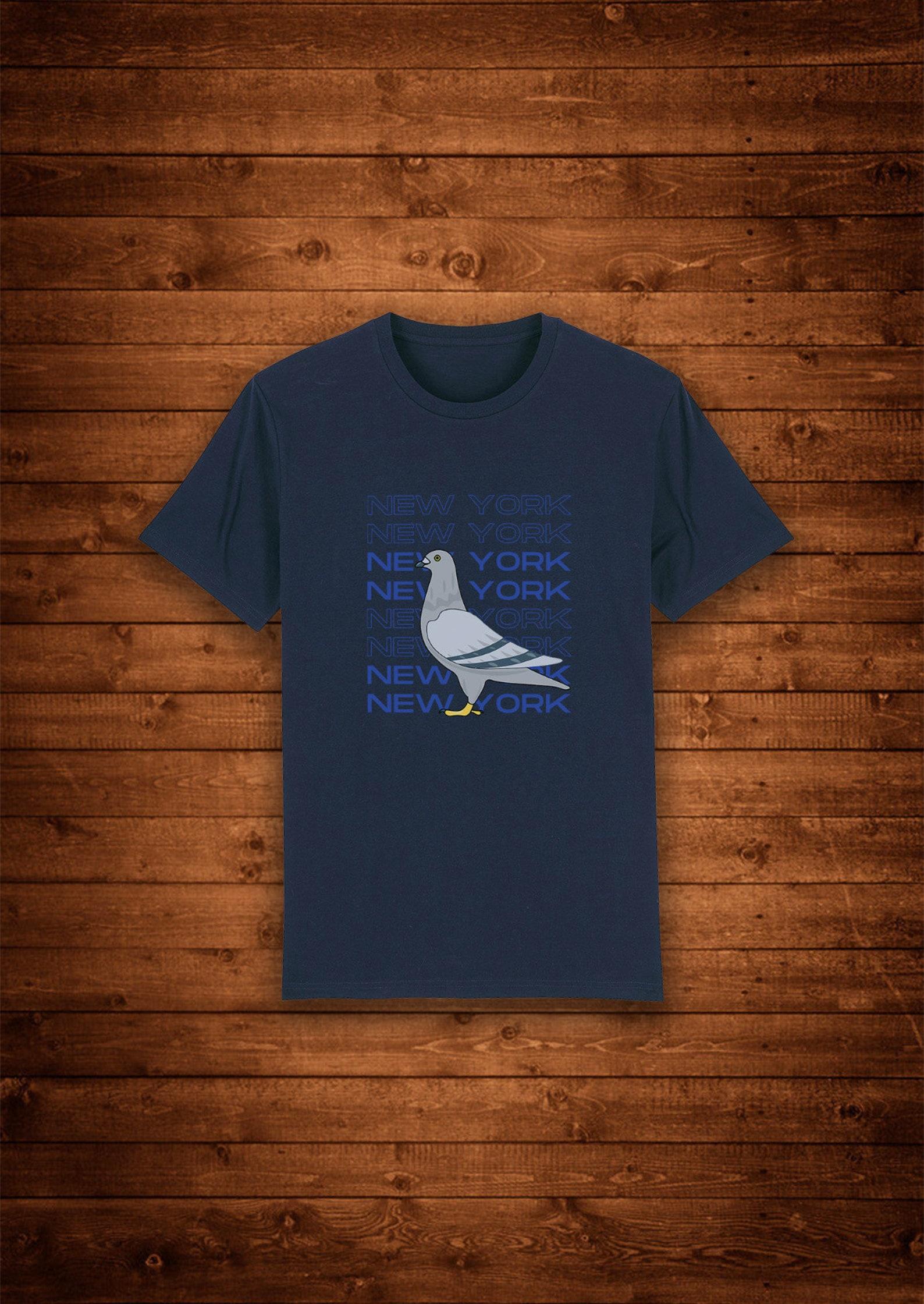 New York City Pigeon Cute / T shirt Unique Design Street Wear Art Urban Graphic Tees Top M