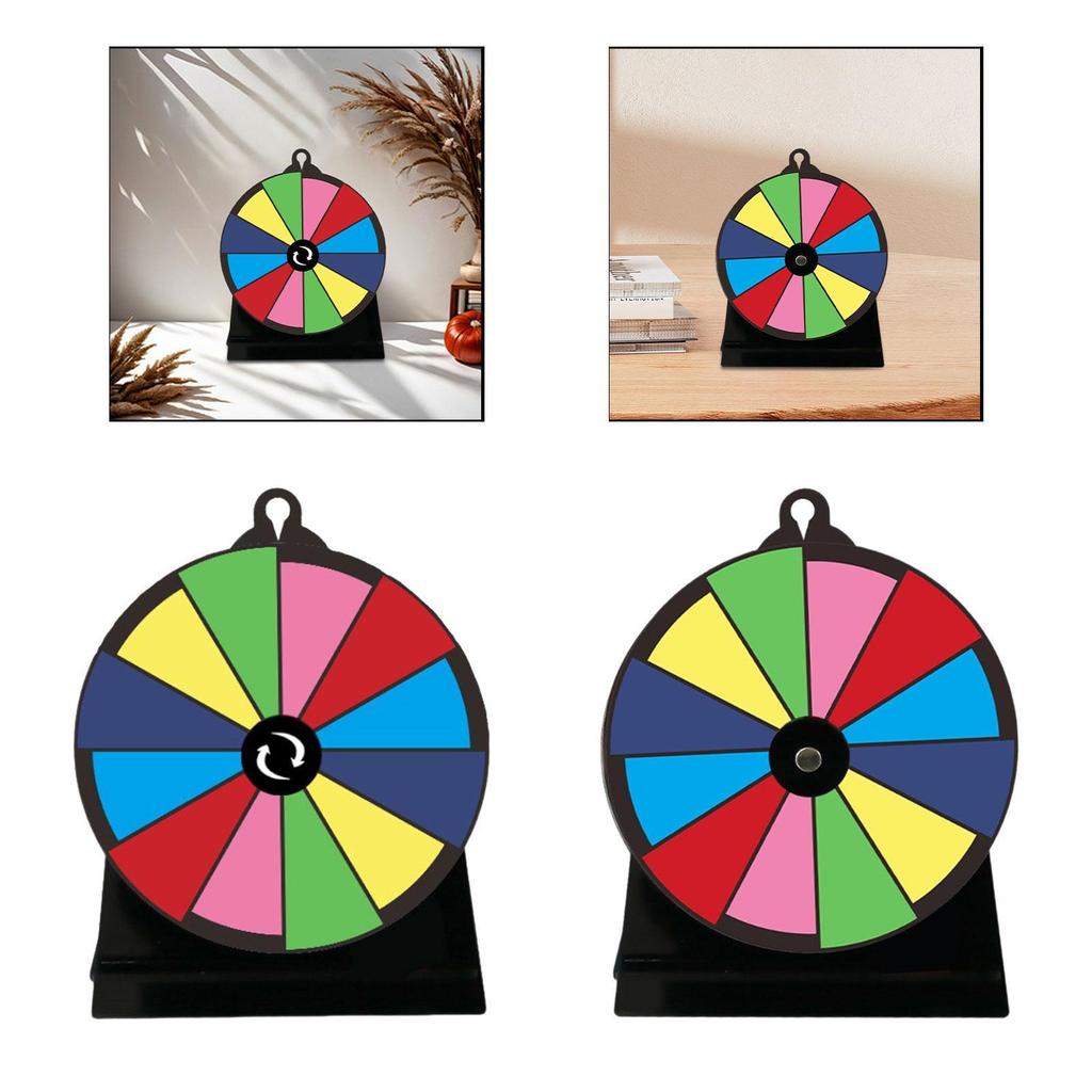 15cm Prize Wheel Portable Rotating Game Toy for Carnival Holiday Birthday