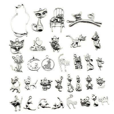 Mieszanka Zawieszek Roślinne Zwierzęce Minimalistyczne Komponenty Biżuterii QC083