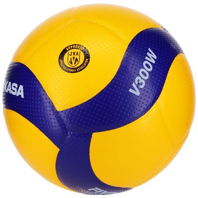 Mikasa Size Internationally Certified for and High Recommended Internal Pressure Volleyball, 5, Certified, Adults, Colleges, Schools, Yellow/Blue,