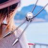 Professional Stainless Steel Bolo Necklace for Working Individuals and Social Gatherings Lightweight Construction