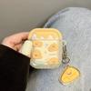 Cartoon Yellow Cream Cheese Bread Earphone Case for AirPods Pro 3 2 Headset Protective Cover For Air Pods 4 3 2 1 With Cartoon Cheese Star Pendant