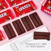Cartoon Chocolate Design Eraser Eraser Student Painting Writing Pencil Eraser Stationery School Office Supplies