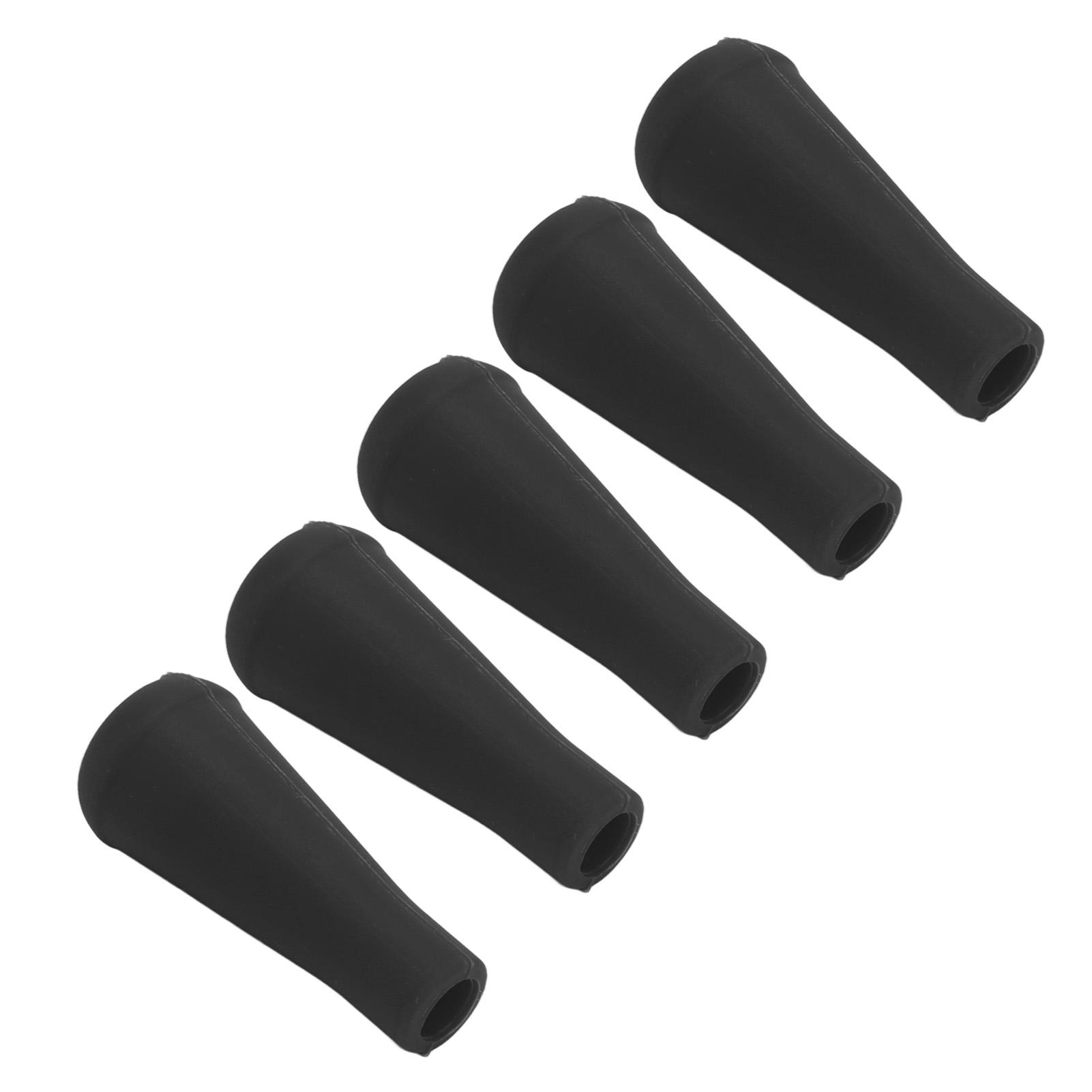 

5PCS Archery Arrow Tip 8MM Inner Diameter Rubber Arrow Points For Arrows Training Outdoor Black Black чорний