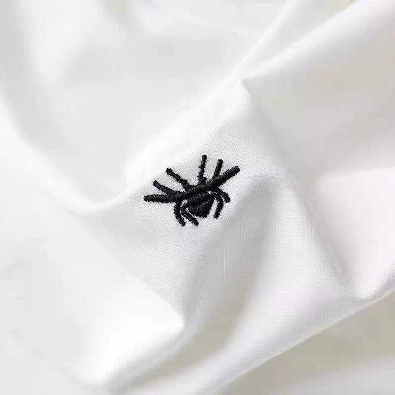 European Station Summer New Short-sleeved Cotton T-shirt Men's Fashion European Version Breathable Crew Neck T-shirt Men's Crew Neck Top