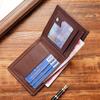 New PU Leather Mens Short Wallet Folding Horizontal Coin Purse Card Holder Men