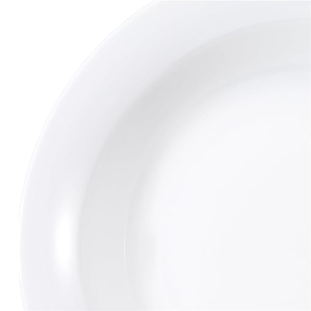 NARUMI Royal Court Plate, 24cm, White, Simple Design, Perfect for Pasta or Curry, Deep, Microwaveable, Dishwasher Safe, Made In Japan, 9265-1024