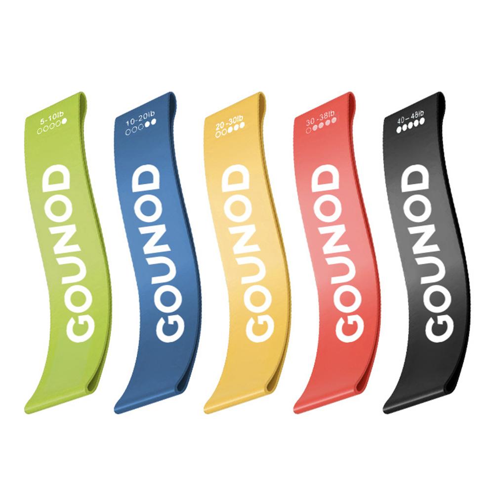 

GOUNOD SK010 5 In 1 TPU Resistance Bands Set for Yoga Fitness Strength Training Fitness Equipment A