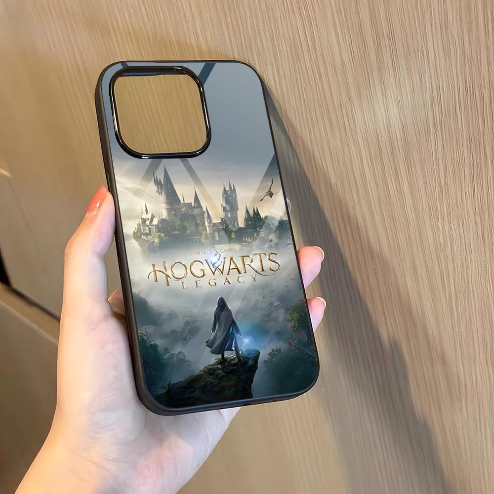 H-Hogwartss Legacy Phone Case For 17 Pro Max iPhone 18 16 Plus 15 Pro Max 14 12 11 13 Mini X Xs XR PC+TPU Cover