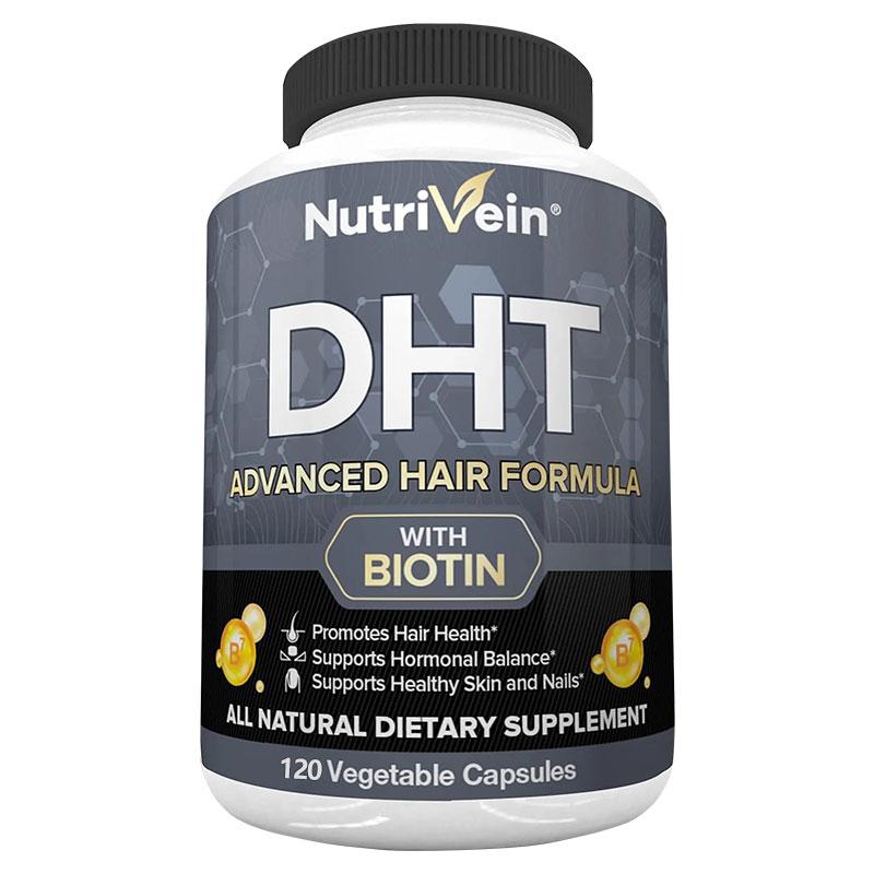 DHT Haladó Haj Formula Biotinnal Étrend-kiegészítő 120 Növényi Kapszula