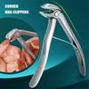 Modern Convex Blade Edge Nail Clippers Stainless Steel Toenail Clippers Wide Mouth Opening Thick Hard Toenail Cutter Manicure